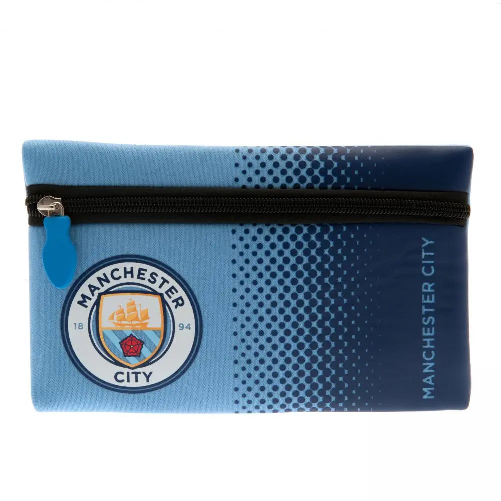 Manchester City Fade Pencil Case Front View