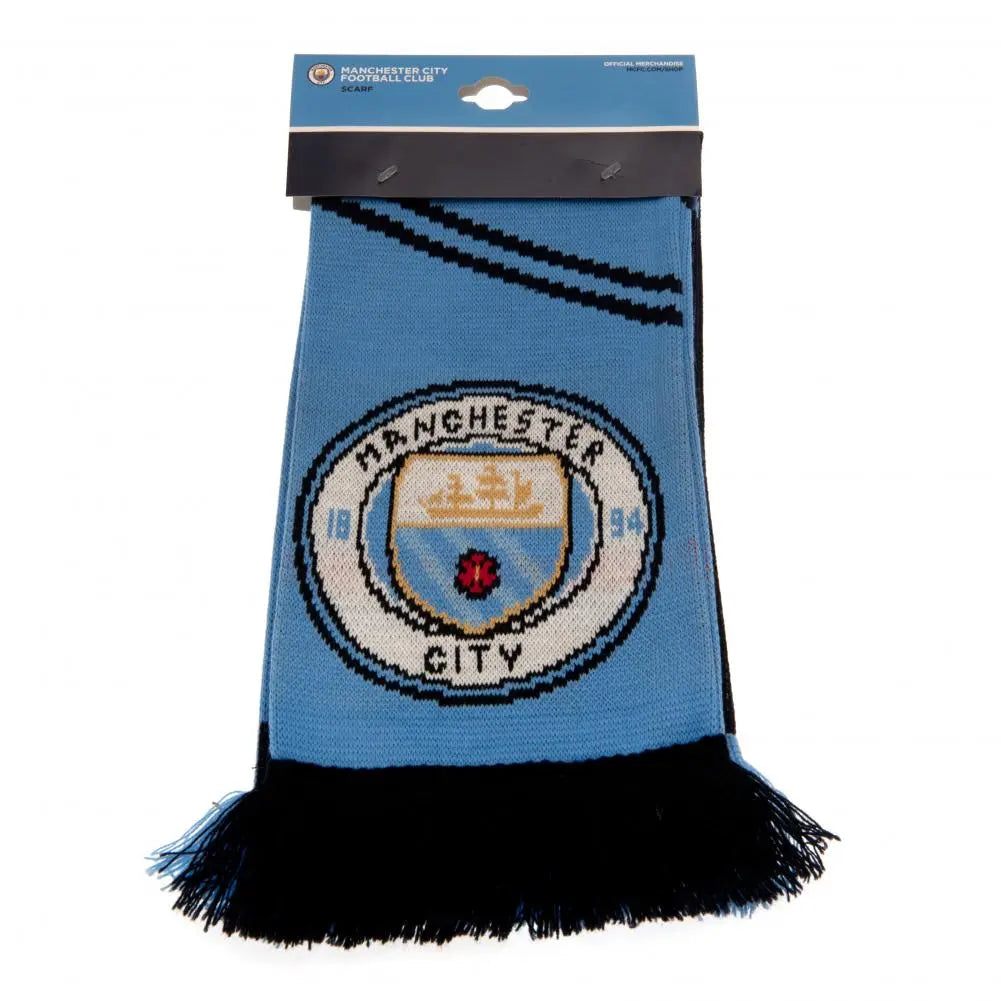 Manchester City Vertigo Scarf End View