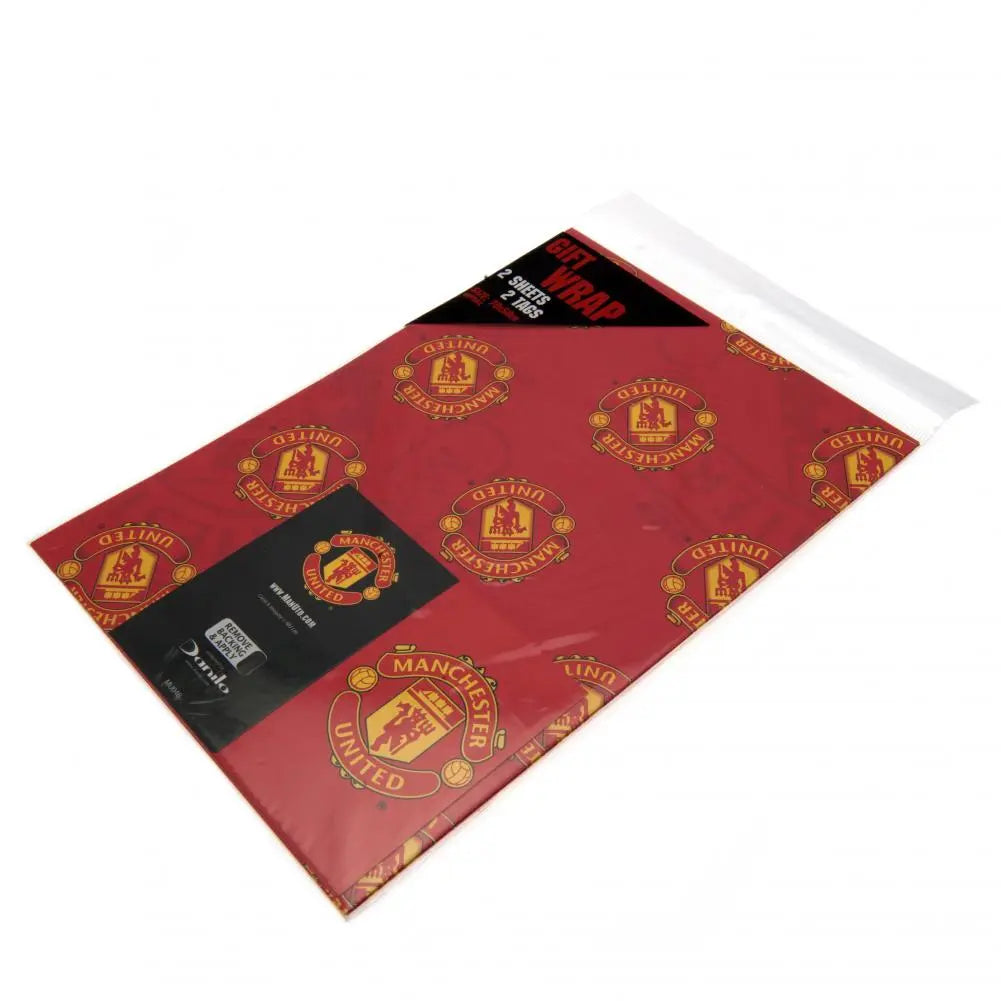 Manchester United Wrapping Paper Packaged