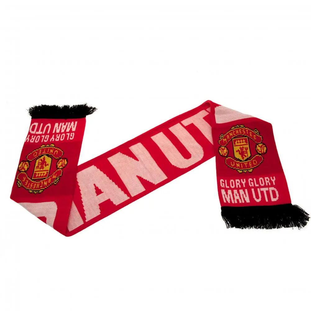 Manchester United Glory Glory Scarf Folded