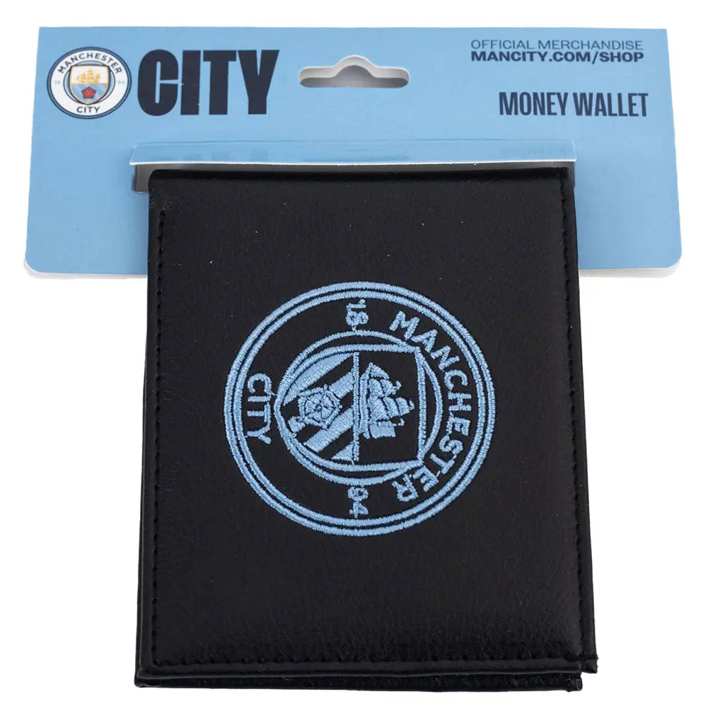 Manchester City Embroidered Wallet Packaged