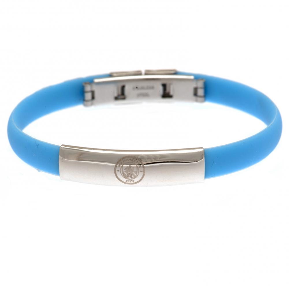 Manchester City Colour Silicone Bracelet Main