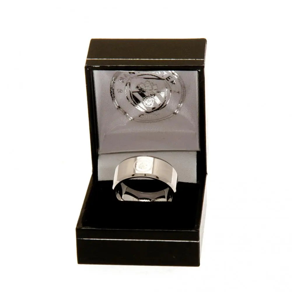 Manchester City Band Ring Boxed