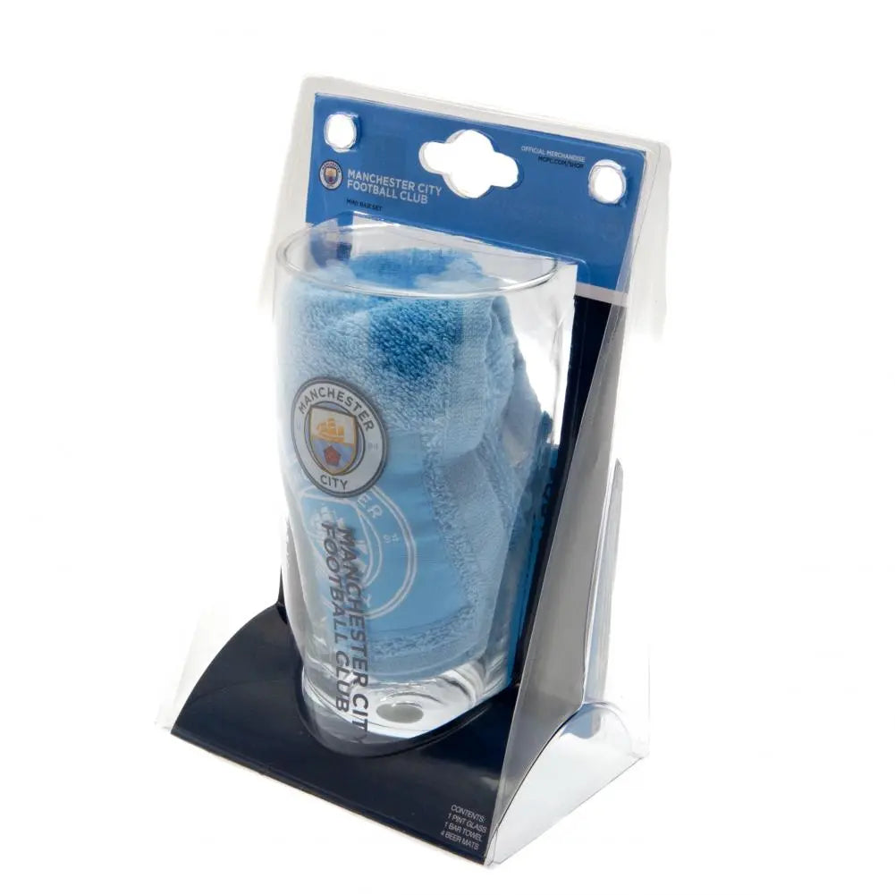 Manchester City Mini Bar Set Packaged