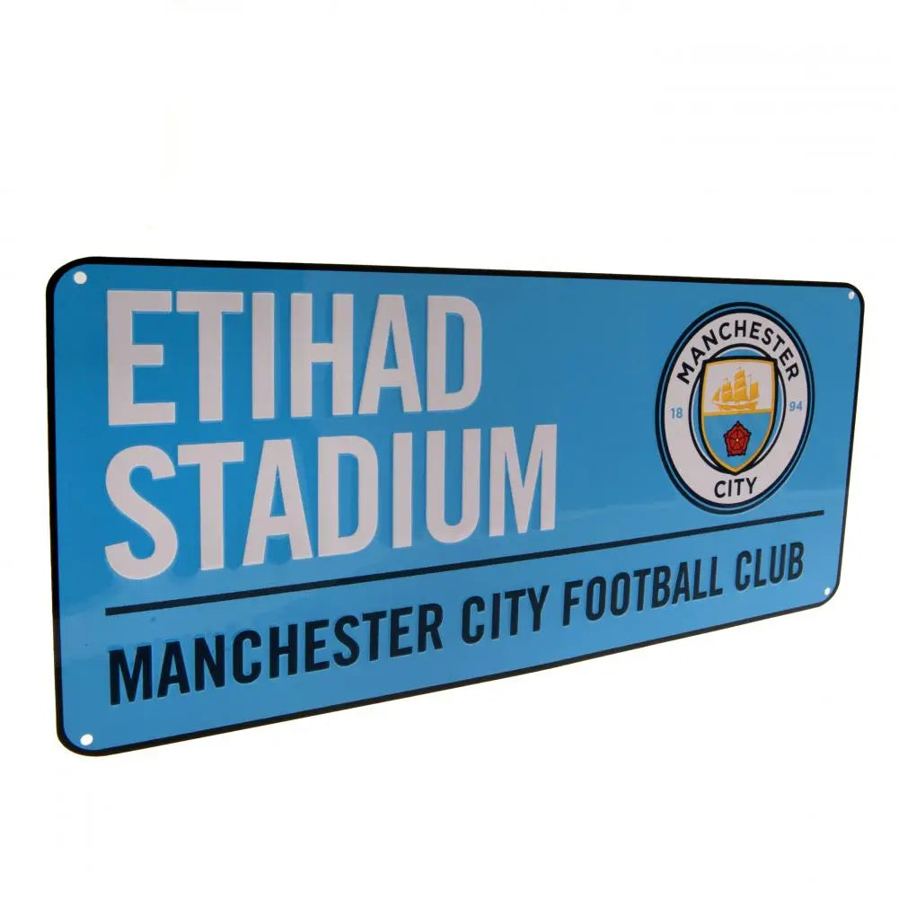Manchester City Colour Street Sign Football Gifts Online