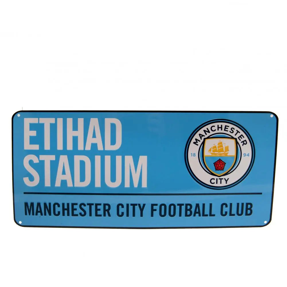 Manchester City Colour Street Sign Football Gifts Online