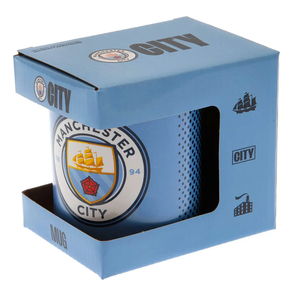 Manchester City Fade Mug Boxed