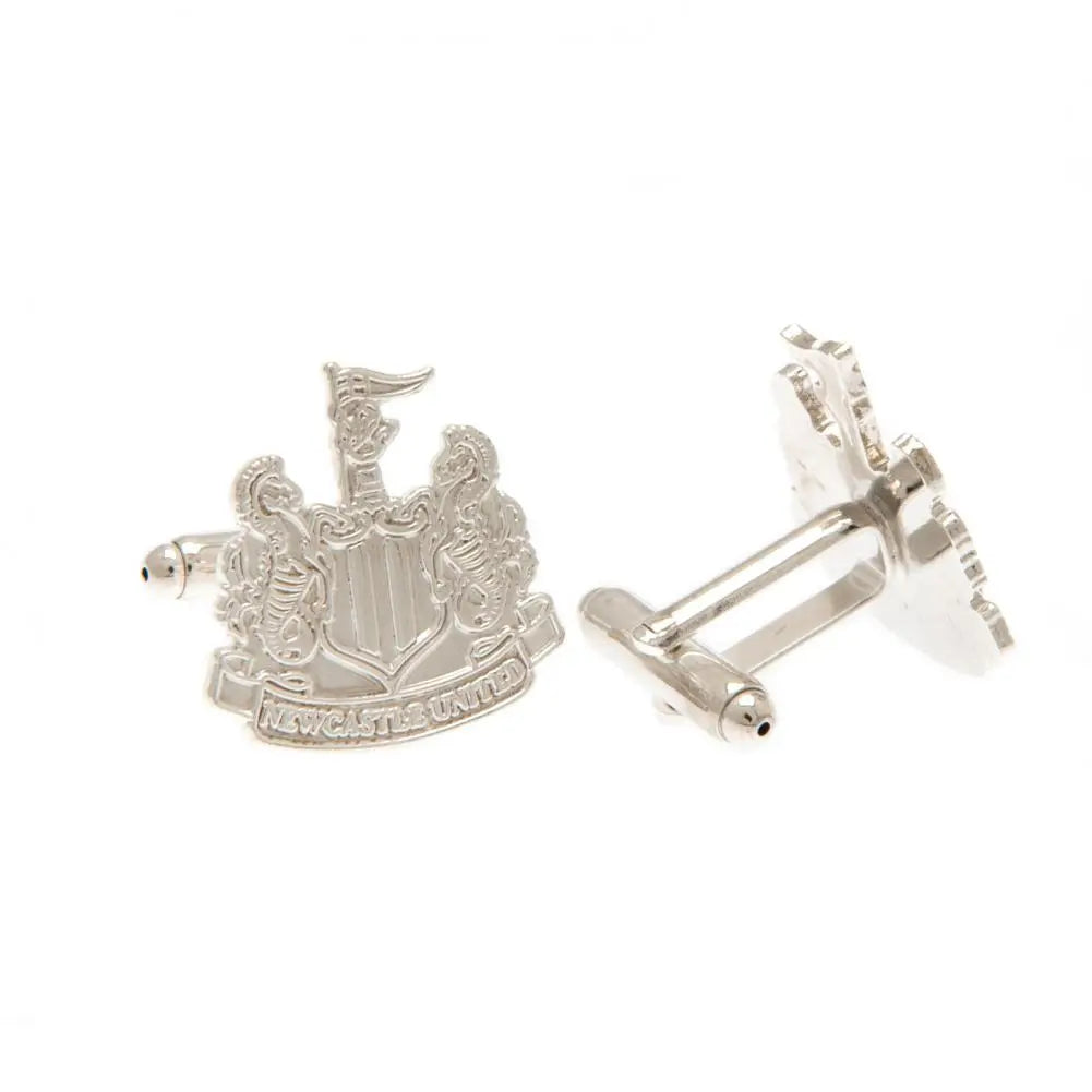 Newcastle United Silver Plated Formed Cufflinks