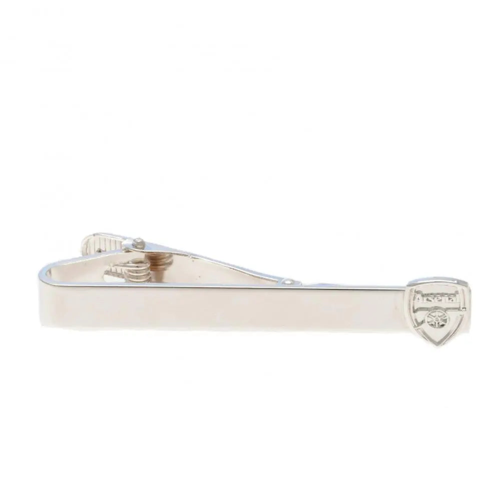 Arsenal FC Silver Plated Tie Slide Side Profile