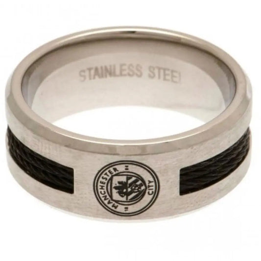 Manchester City Black Inlay Ring