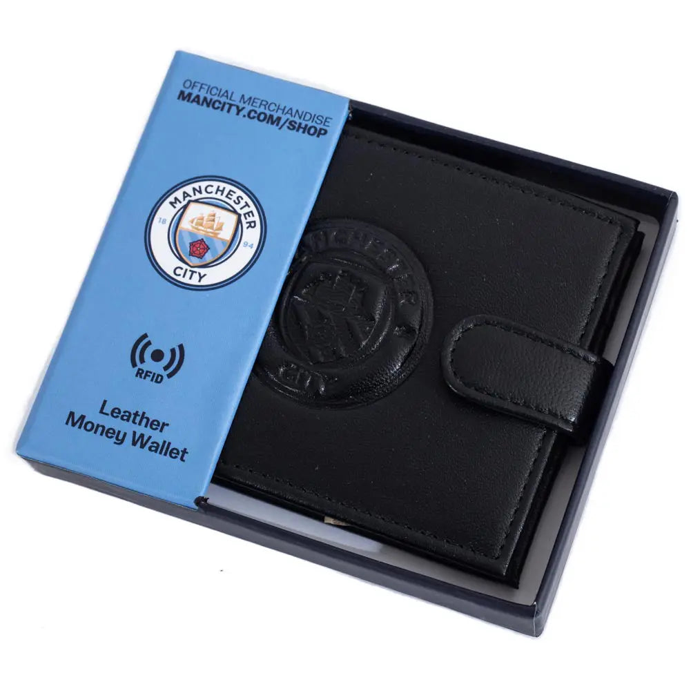 Manchester City Anti Fraud Wallet Boxed