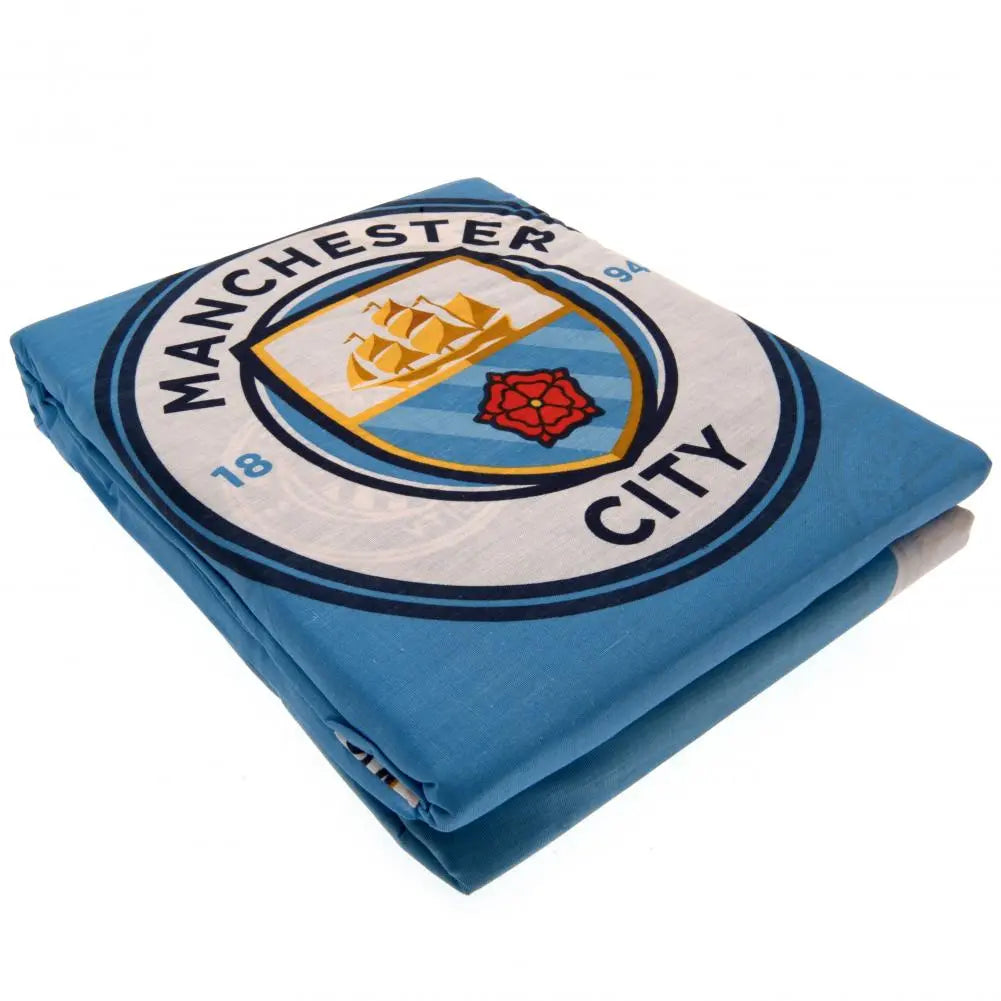Manchester City Pulse Double Duvet Set Football Gifts Online