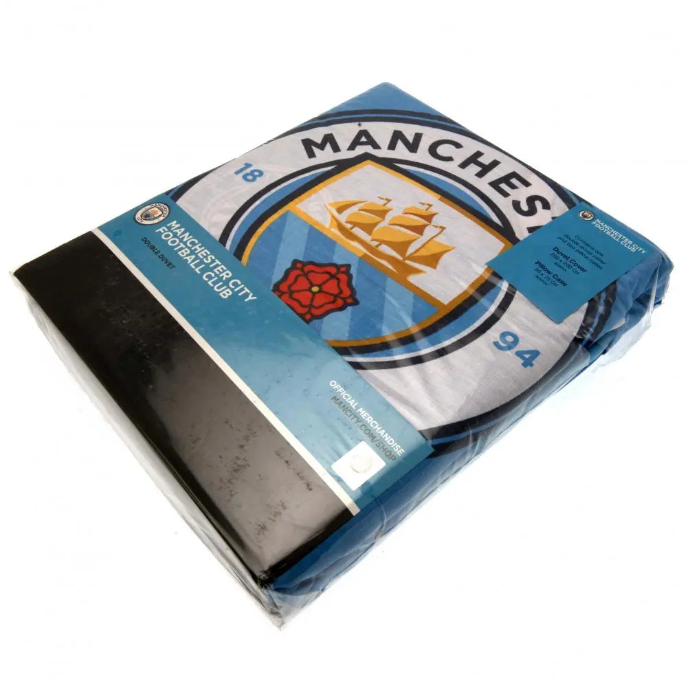 Manchester City Pulse Double Duvet Set Football Gifts Online