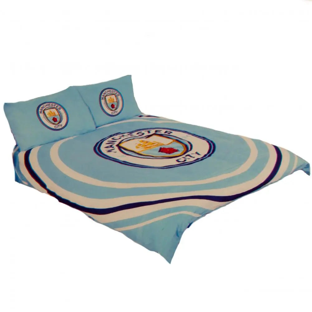 Manchester City Pulse Double Duvet Set Football Gifts Online