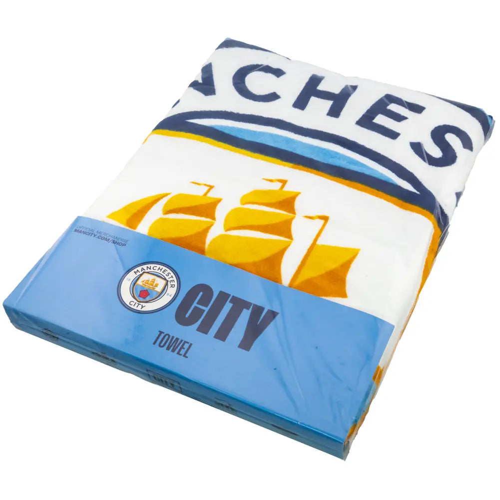 Manchester City Pulse Towel Packaged