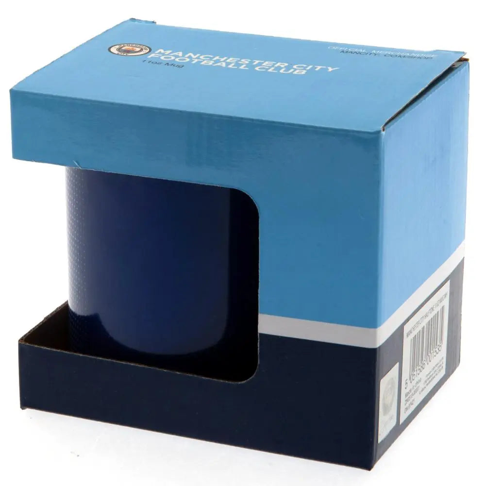 Manchester City Halftone Mug Boxed