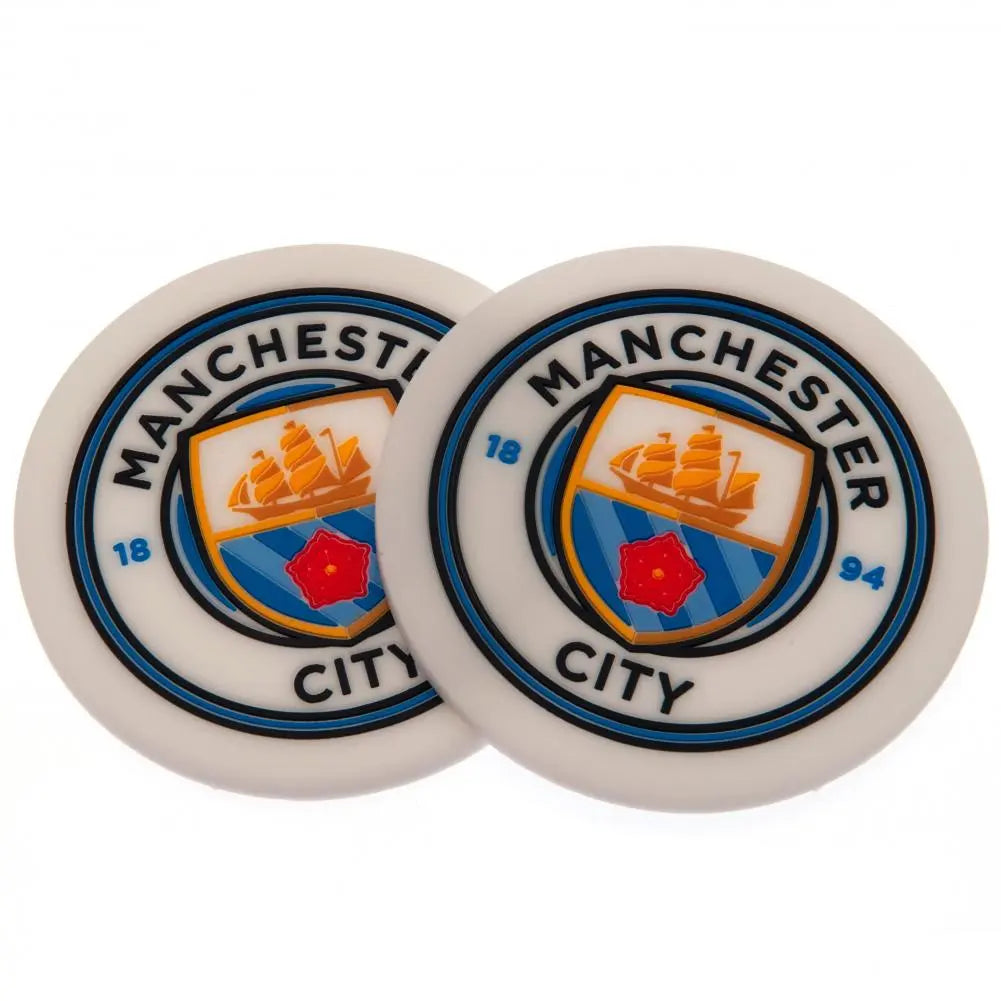 Manchester City 2 Pack Coasters