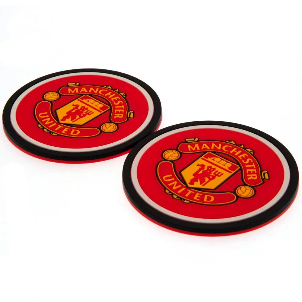 Manchester United 2 Pack Coaster Set Football Gifts Online
