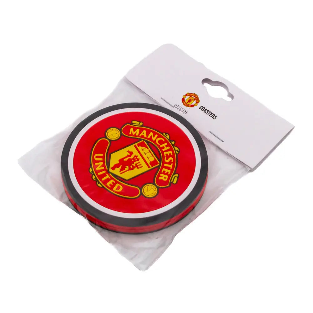 Manchester United 2 Pack Coaster Set Football Gifts Online