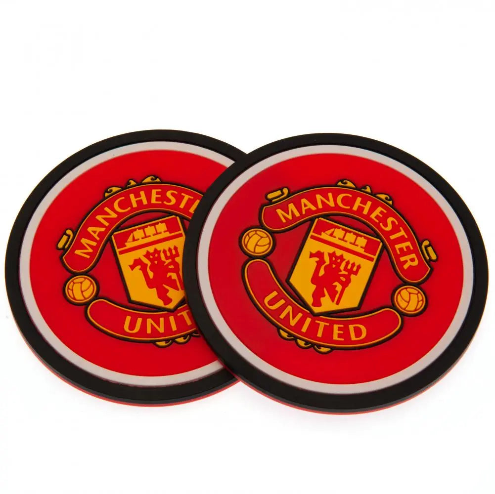 Manchester United 2 Pack Coaster Set Football Gifts Online