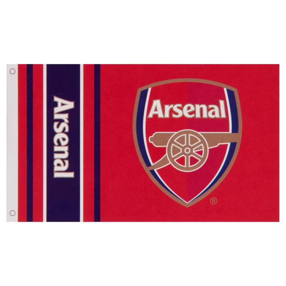 Arsenal FC Wordmark Flag Unfolded