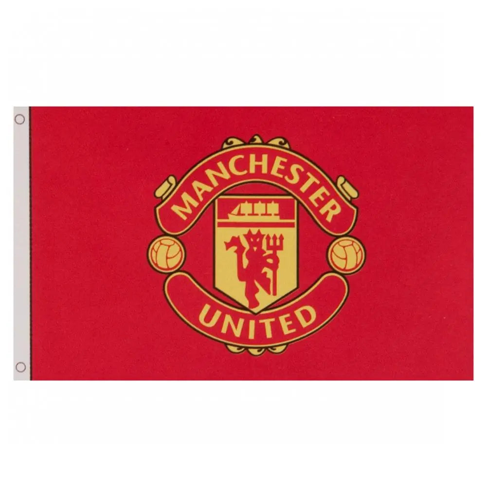 Manchester United Core Crest Flag Football Gifts Online
