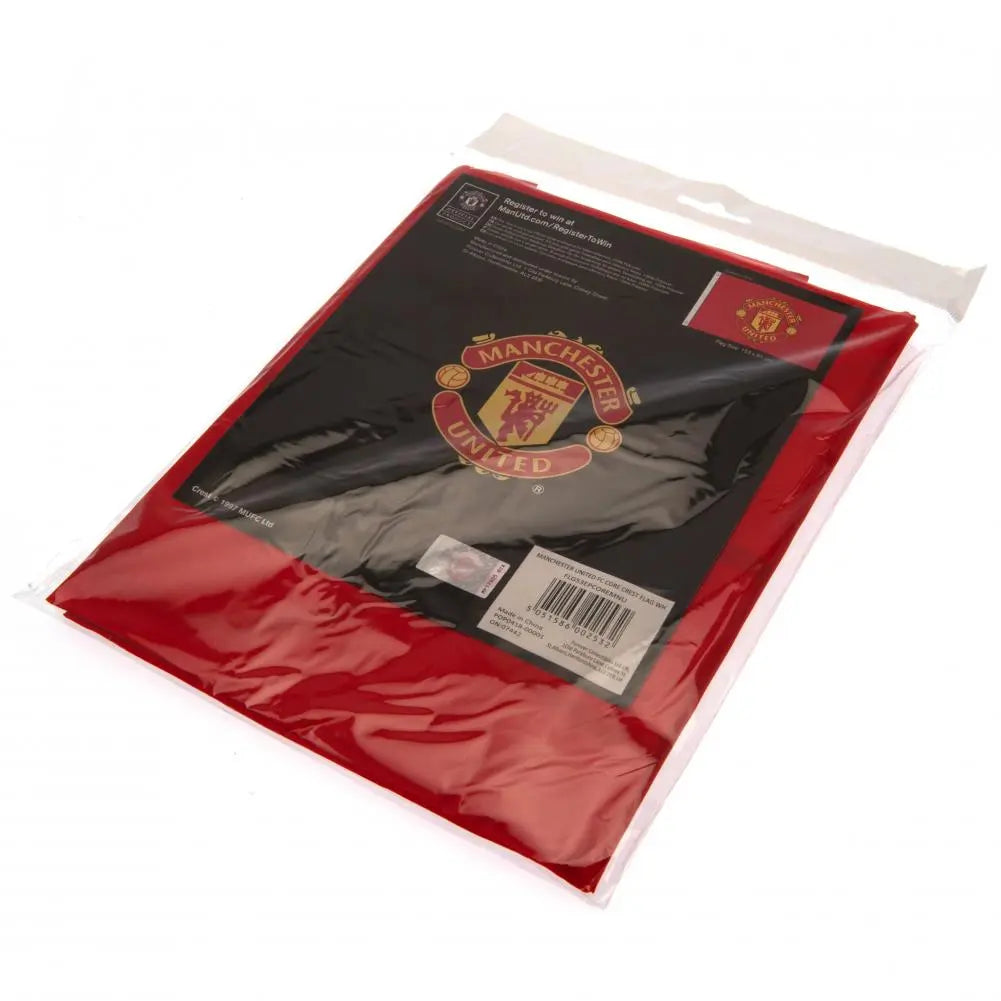 Manchester United Core Crest Flag Football Gifts Online