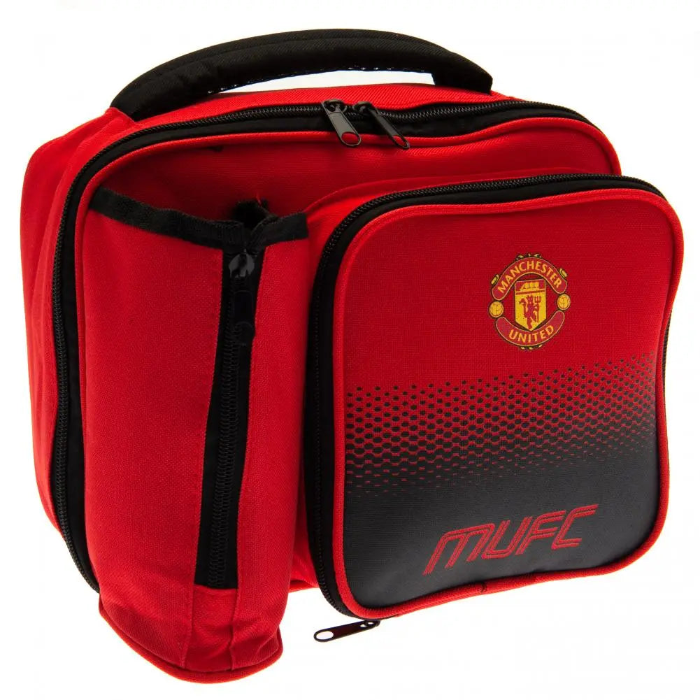 Manchester United Fade Lunch Bag Side View