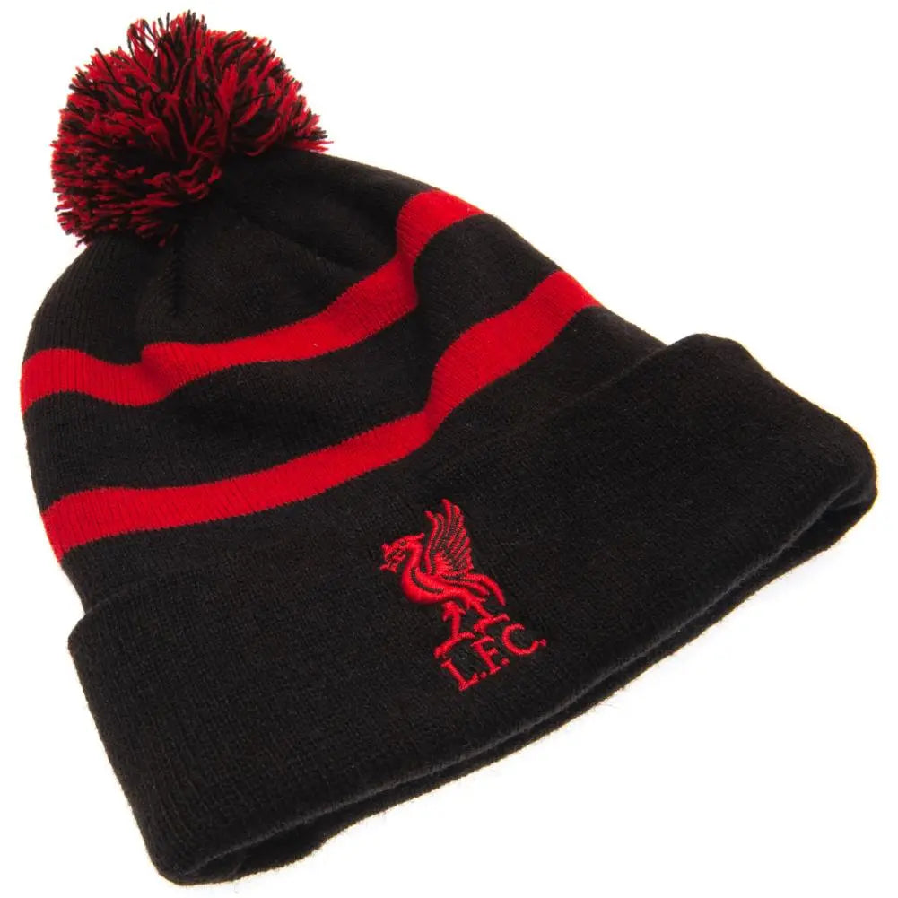 Liverpool FC Black Breakaway Ski Hat Football Gifts Online