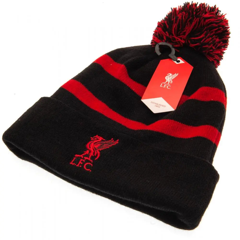Liverpool FC Black Breakaway Ski Hat Football Gifts Online