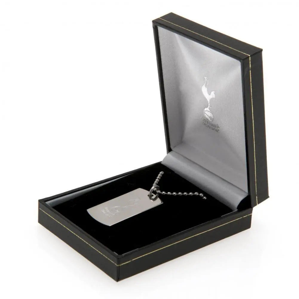 Tottenham Hotspur Dog Tag & Chain with Engraved Crest Football Gifts Online