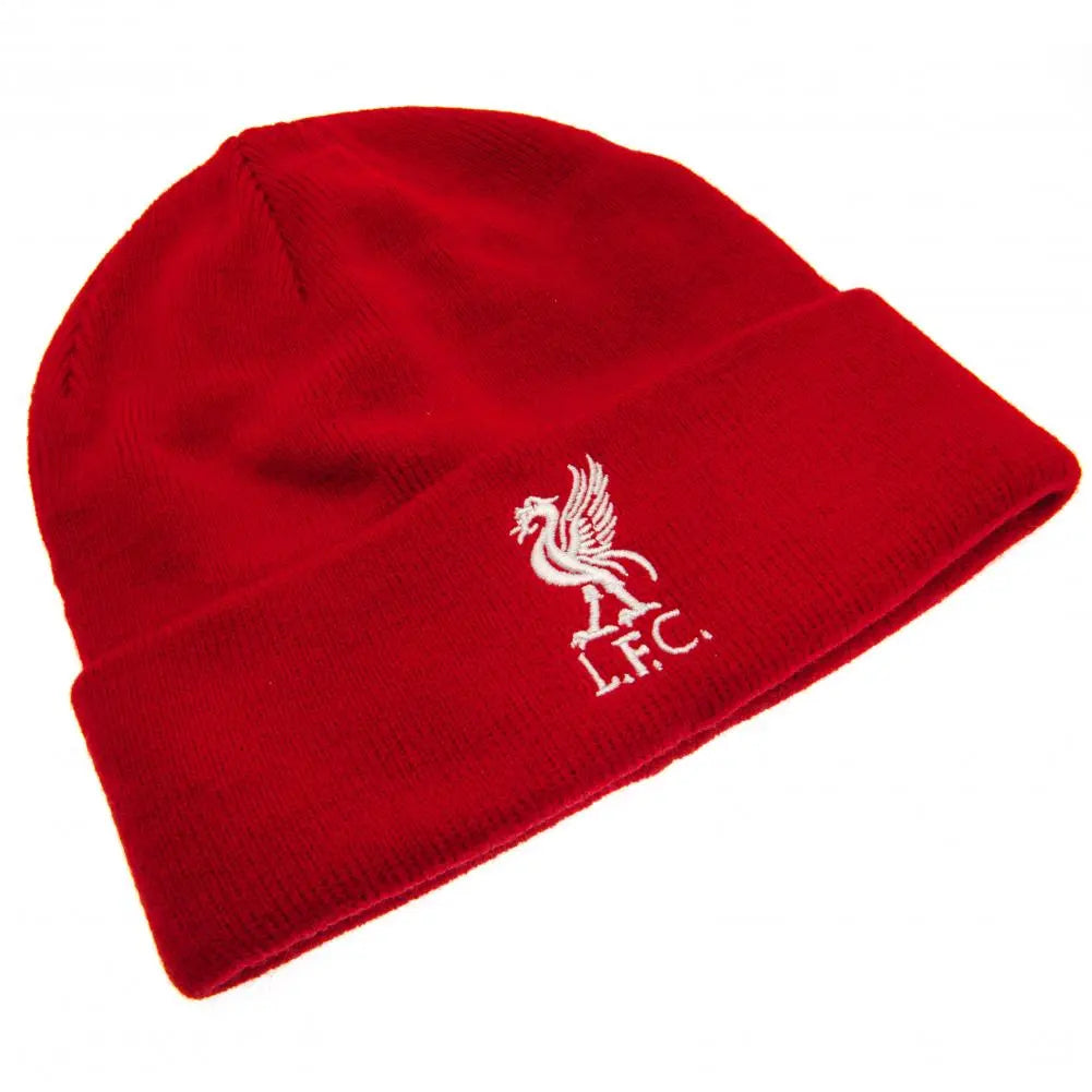 Liverpool FC Red Cuff Beanie Hat Football Gifts Online