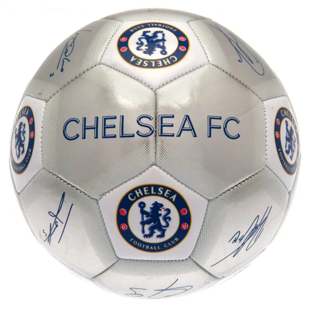 Chelsea FC Signature Silver Football Football Gifts Online