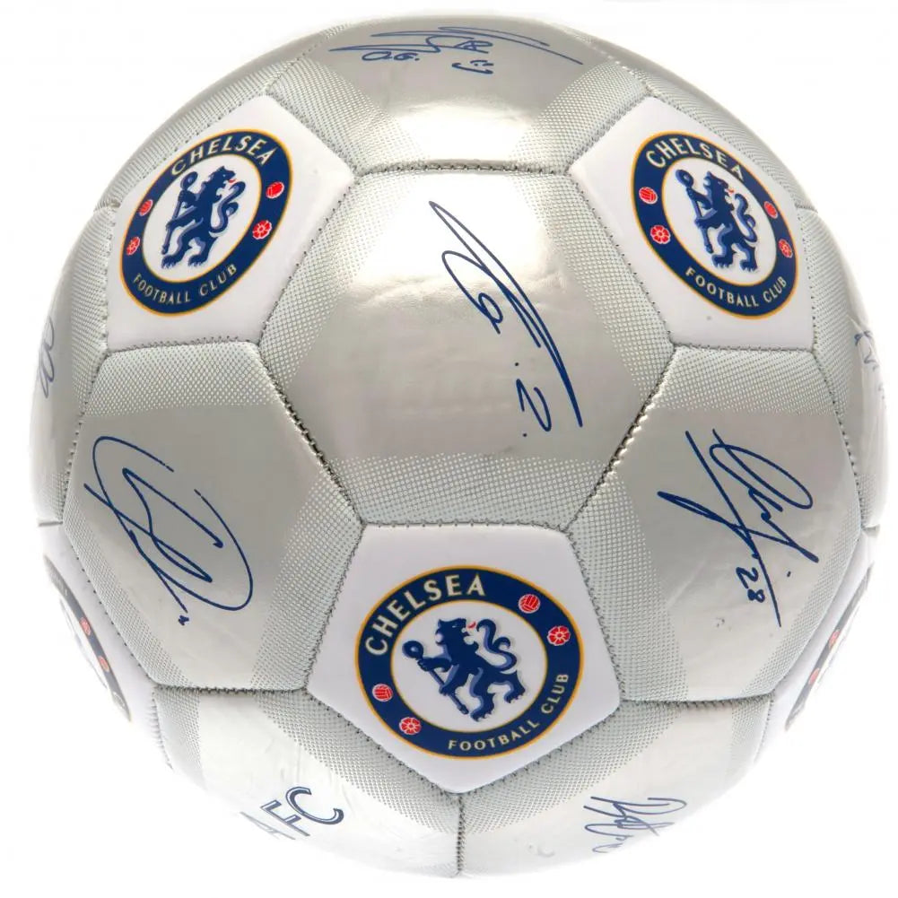 Chelsea FC Signature Silver Football Football Gifts Online