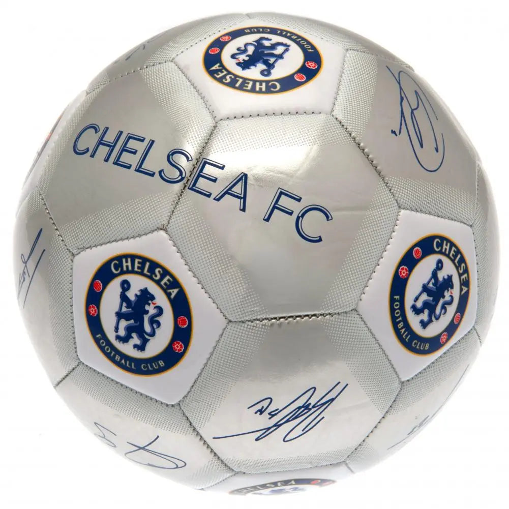 Chelsea FC Signature Silver Football Football Gifts Online