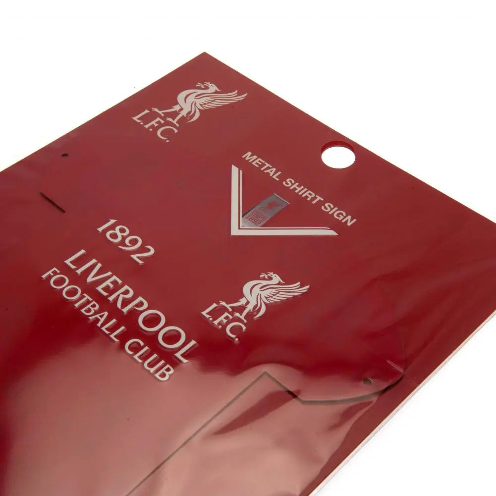 Liverpool FC Metal Shirt Sign LB Packaged