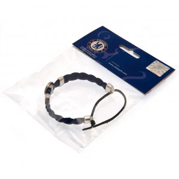 Chelsea FC PU Slider Bracelet Packaged