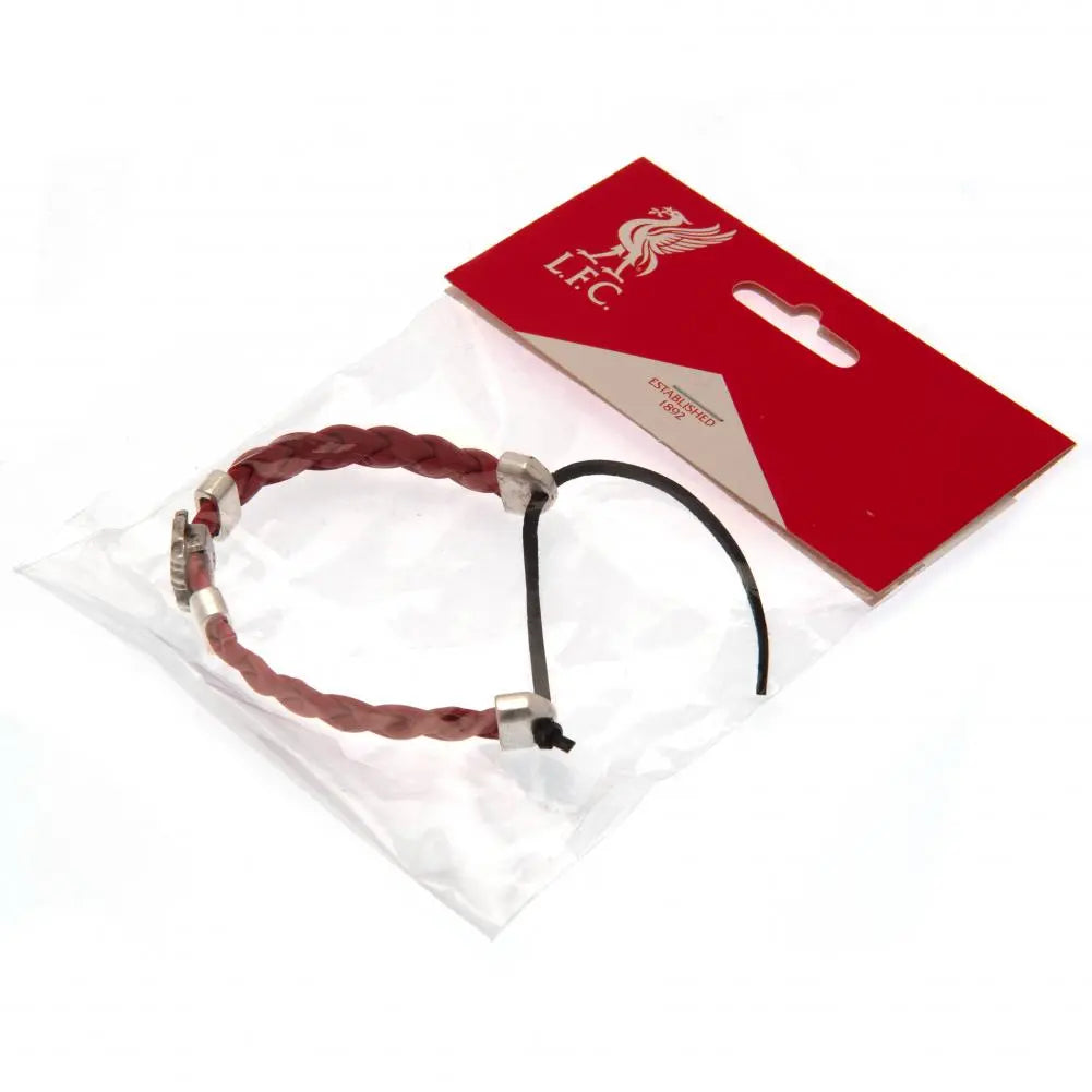 Liverpool FC PU Slider Bracelet Packaged