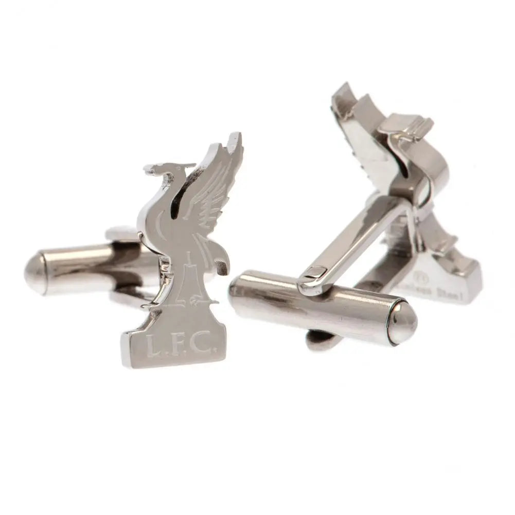 Liverpool FC Stainless Steel Former Liverbird Cufflinks