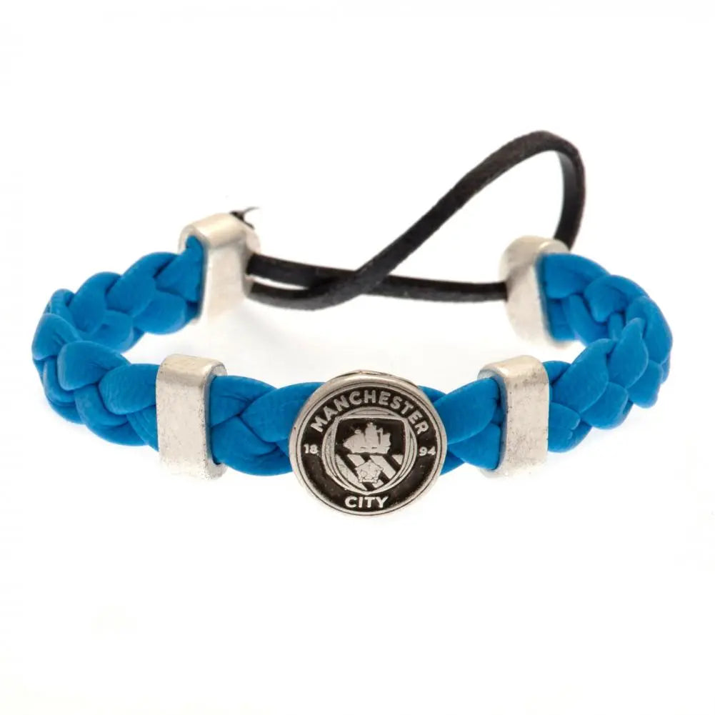Manchester City PU Slider Bracelet Main