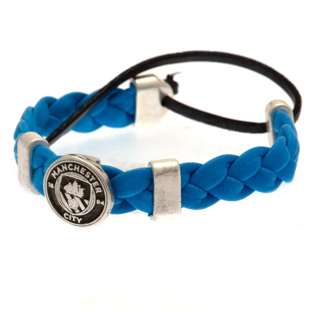 Manchester City PU Slider Bracelet Image2