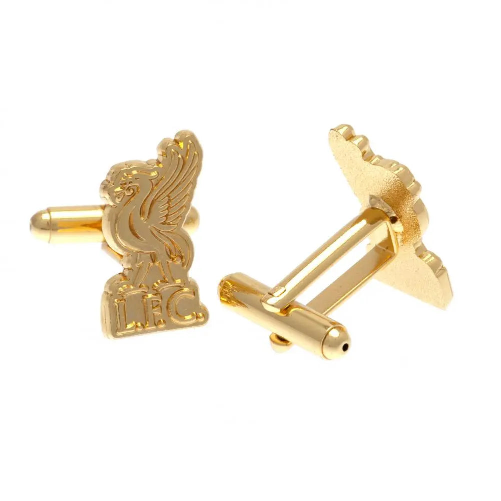 Liverpool Gold Plated Liverbird Cufflinks