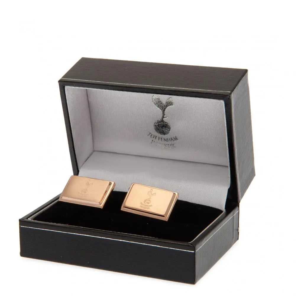 Tottenham Hotspur Rose Gold Plated Cufflinks Football Gifts Online