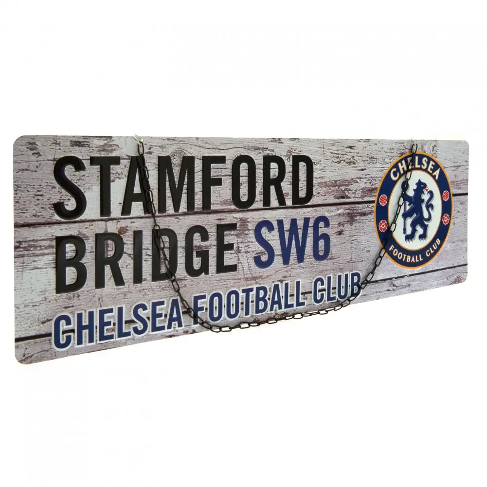 Chelsea FC Rustic Garden Sign Football Gifts Online