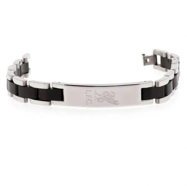 Liverpool FC Black Inlay Bracelet Main View