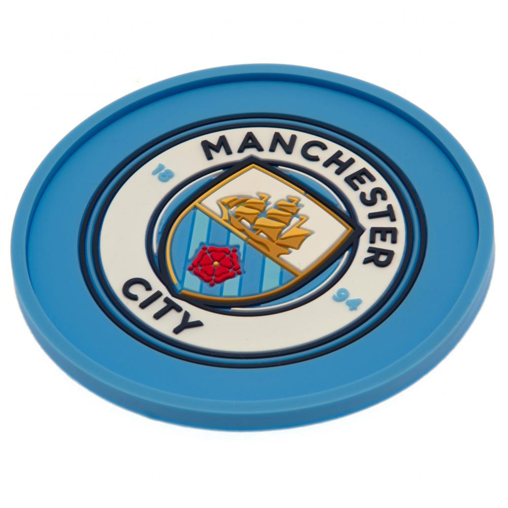 Manchester City silicone coaster
