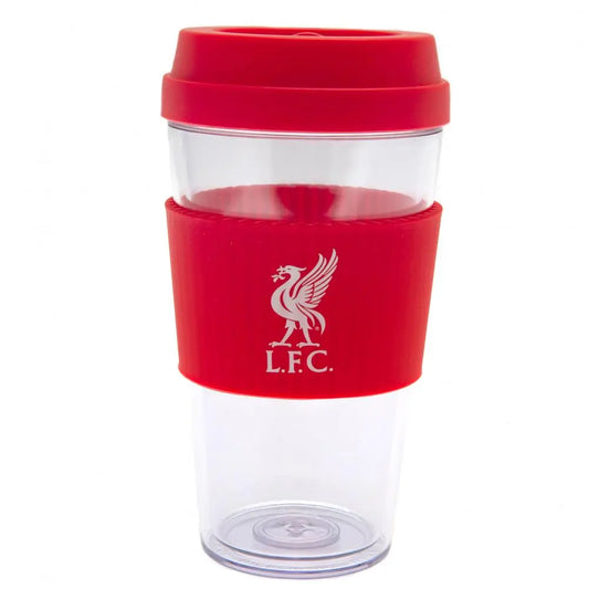 Liverpool FC Clear Grip Liverbird Travel Mug