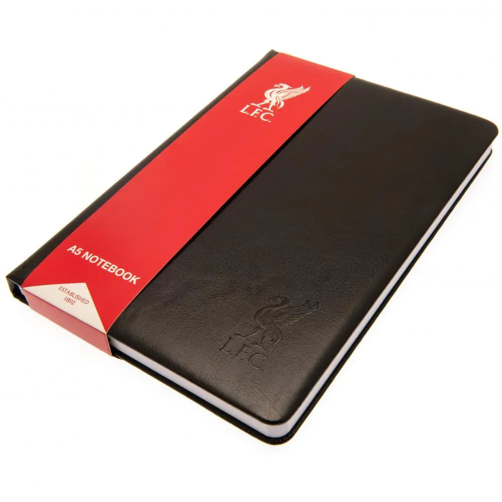 Liverpool FC A5 Black Notebook Packaged