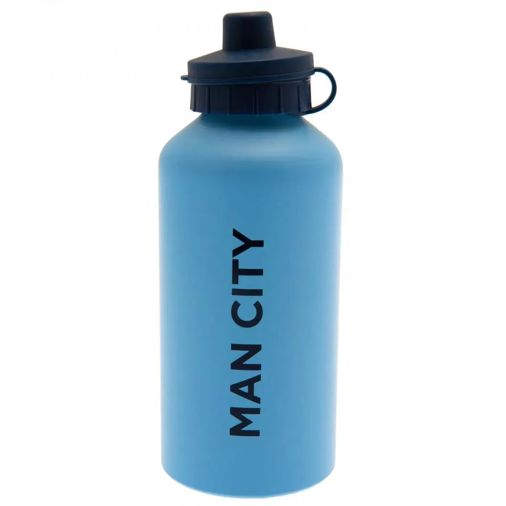 Manchester City Aluminium Drinks Bottle MT Side View