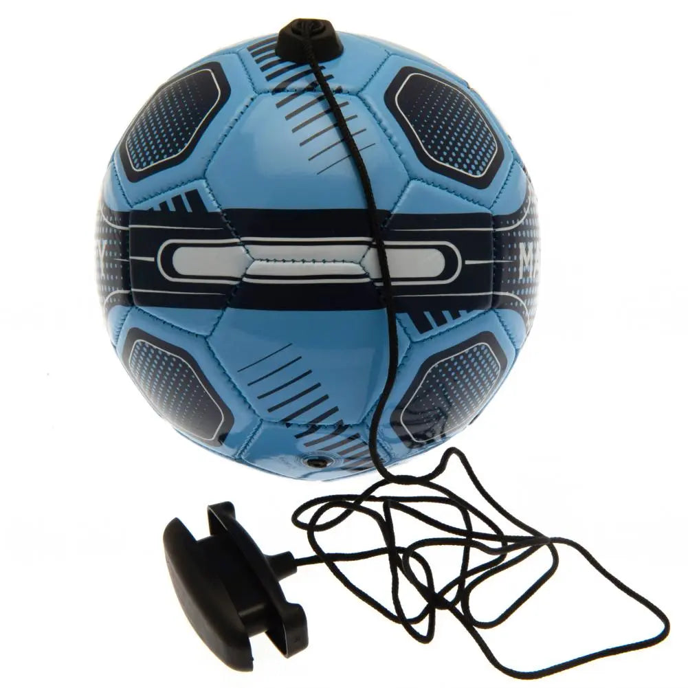 Manchester City Size 2 Skills Trainer Ball Back View